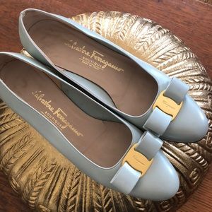 Salvatore Ferragamo bow pumps